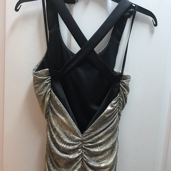 Gold/Black formal gown - Picture 4 of 4